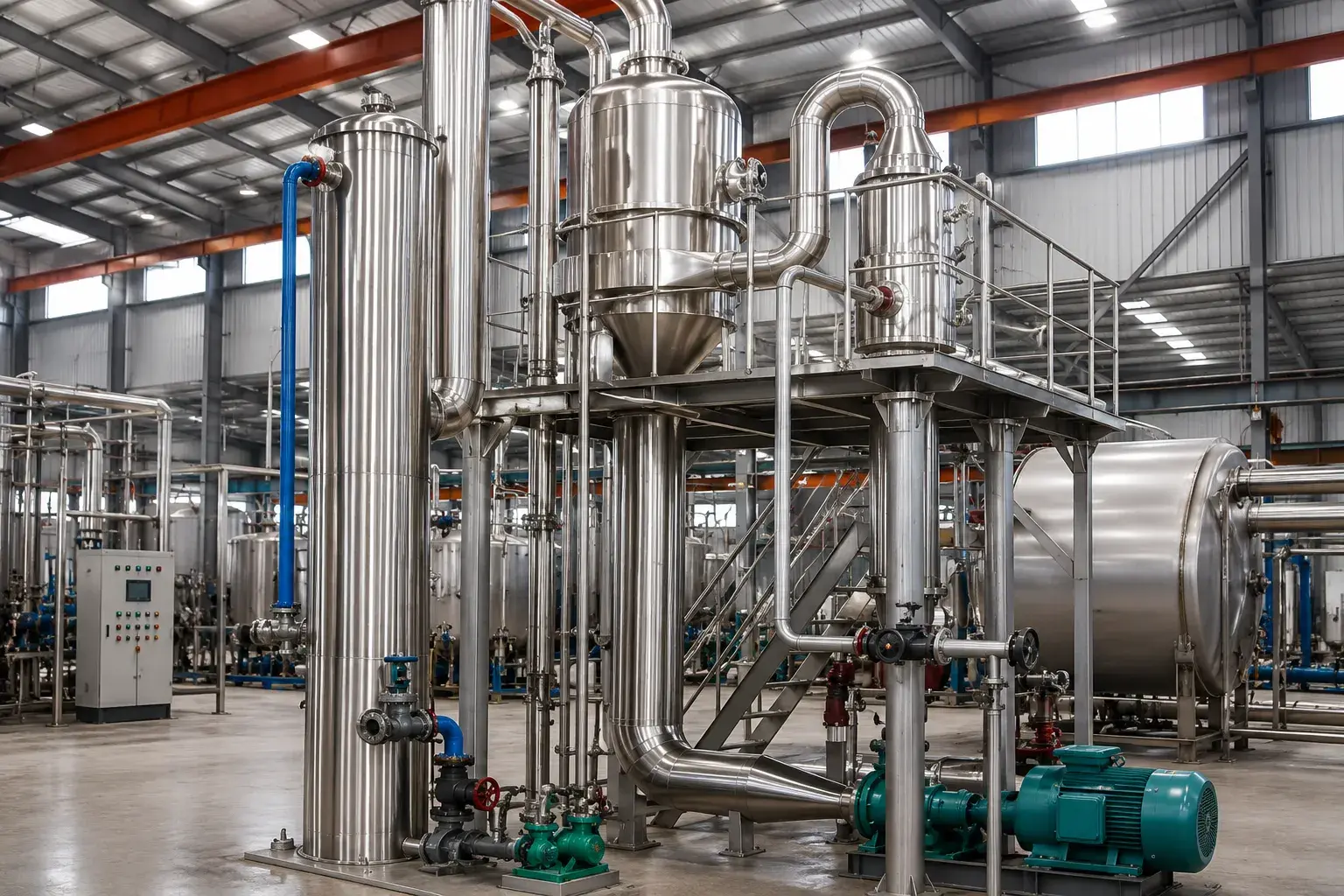 Multiple Effect Evaporation Plant (MEE) — view 3