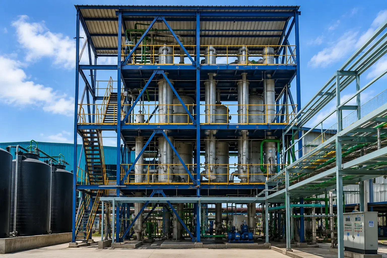 Multiple Effect Evaporation Plant (MEE) — view 4